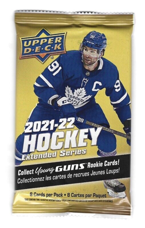 2021-22 Upper Deck Extended Series Hockey Retail Pack

