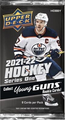 2021-22 Upper Deck Series One Hockey Hobby Pack

