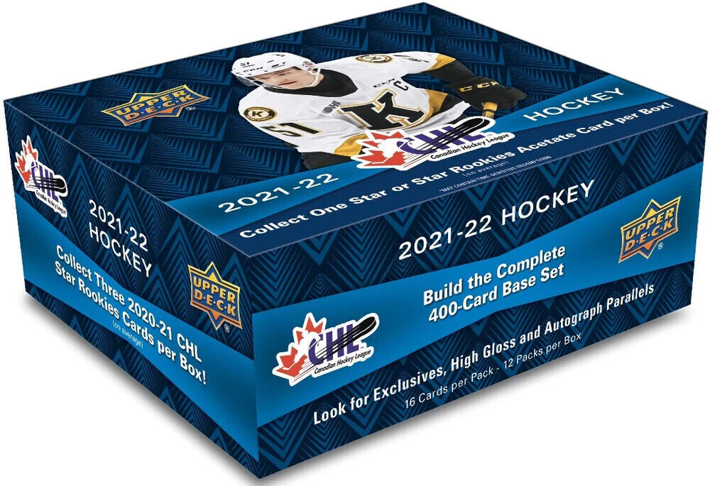 2021-22 Upper Deck CHL Hockey Hobby Box

