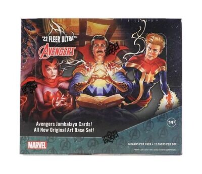 2022 Upper Deck Fleer Ultra Avengers Hobby Box 2022 UD Fleer Ultra Avengers Hobby Box