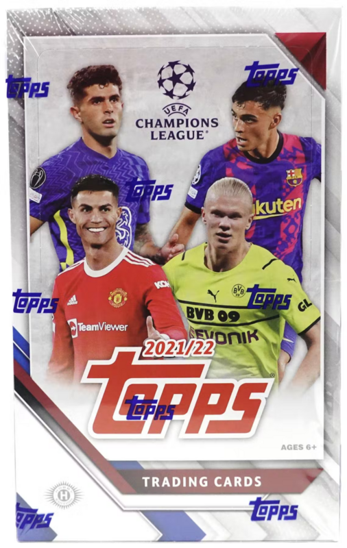 2021-22 Topps Champions League UEFA Soccer Hobby Box

