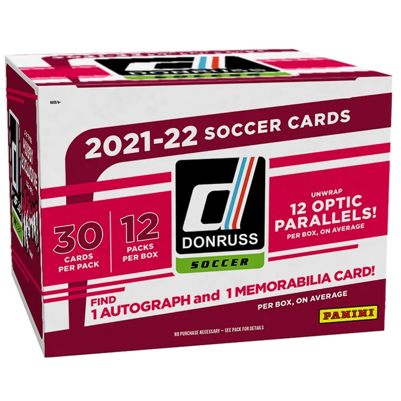 2021-22 Panini Donruss Soccer Road To World Cup Hobby Box

