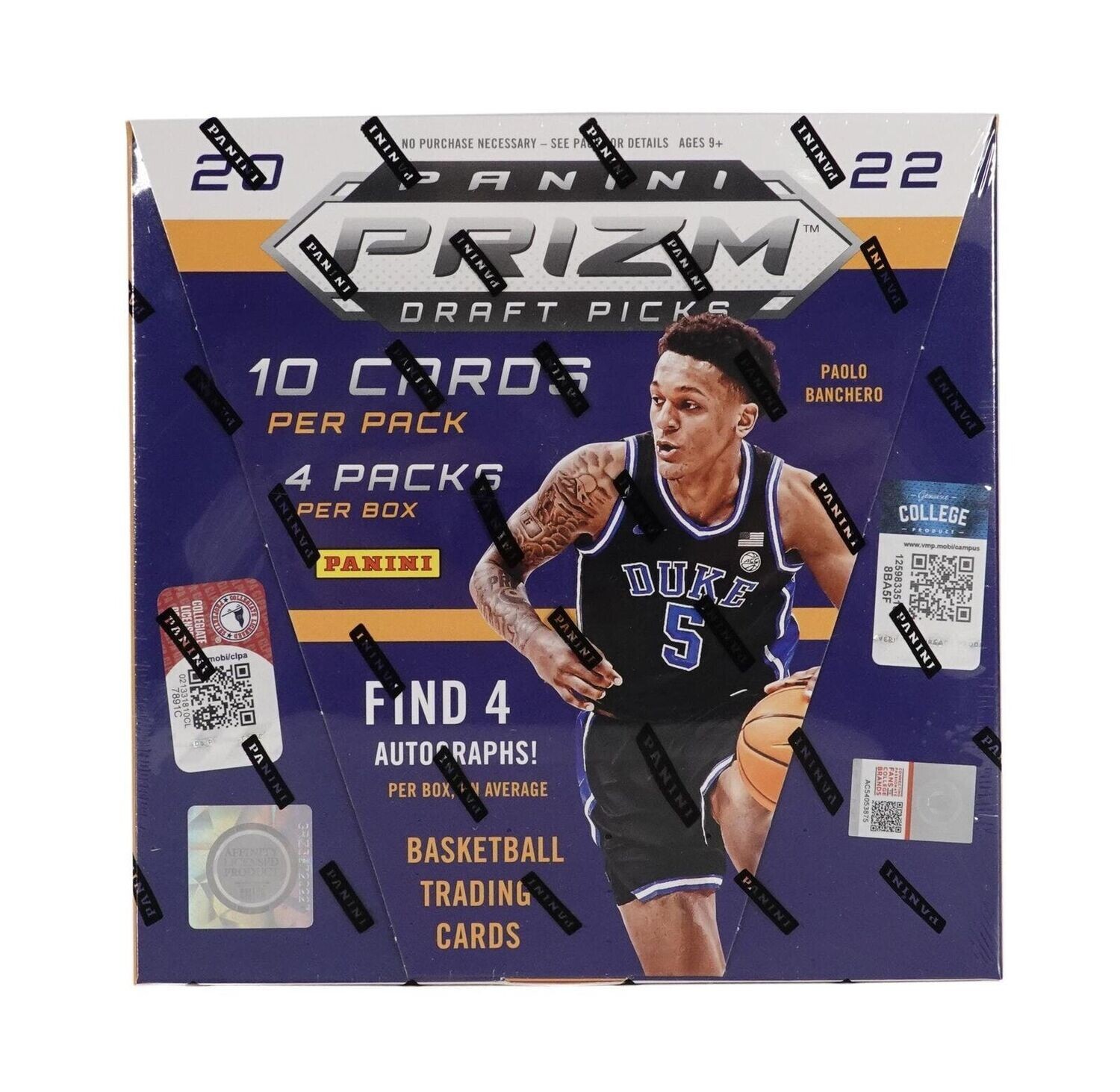 2022-23 Panini Prizm Basketball Draft Picks Hobby Box

