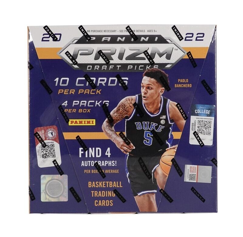 2022-23 Panini Prizm Basketball Draft Picks Hobby Box

