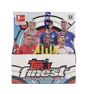 2022-23 Topps Finest Bundesliga Soccer Hobby Box

