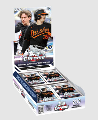 2023 Topps Chrome Baseball Hobby Box

