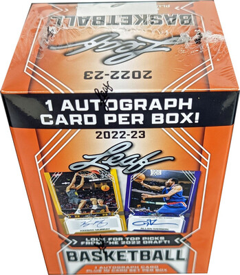 2022-23 Leaf Basketball Blaster Box

