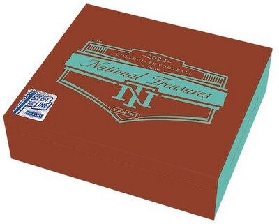 2022 Panini National Treasures Collegiate Football Hobby Box 2022-23 Panini National Treasures Collegiate Football Hobby Box
