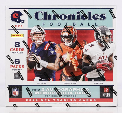 2021 Panini Chronicles Football Hobby Box 2021-22 Panini Chronicles Football Hobby Box