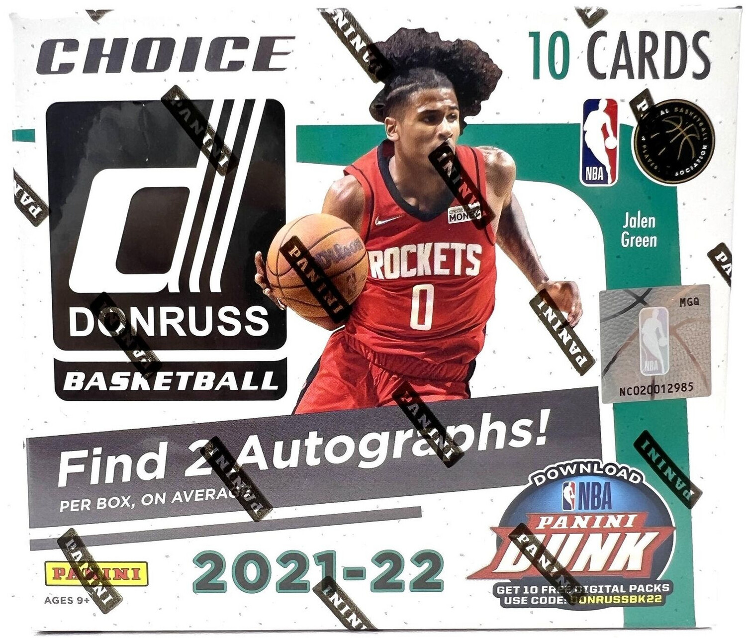 2021-22 Panini Donruss Choice Basketball Hobby Box

