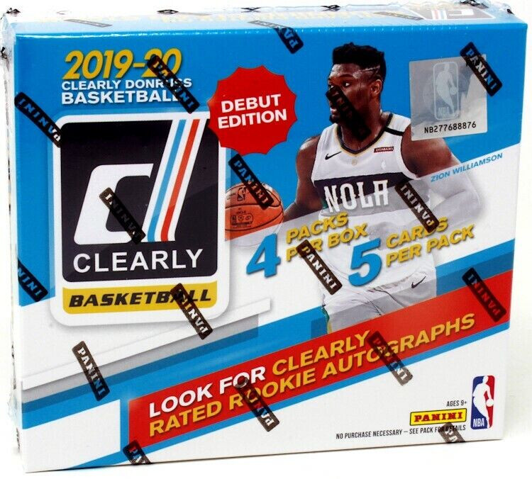 2019-20 Panini Clearly Donruss Basketball Hobby Box

