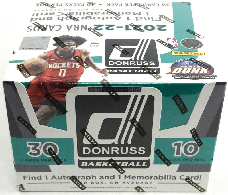 2021-22 Panini Donruss Basketball Hobby Box

