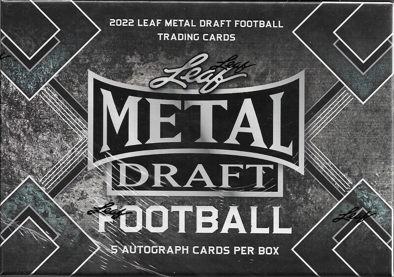 2022 Leaf Metal Draft Football Hobby Box

