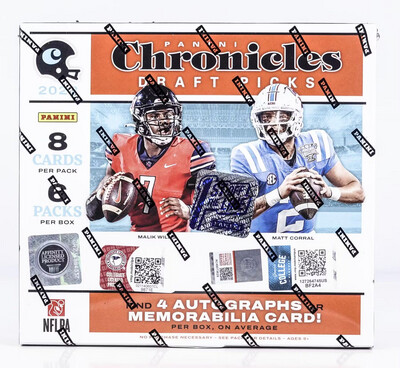 2022 Panini Chronicles Draft Picks Football Hobby Box 2022 Panini Chronicles Draft Picks Football Hobby Box