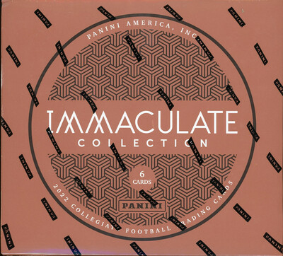 2022 Panini Immaculate Collegiate Football Hobby Box


