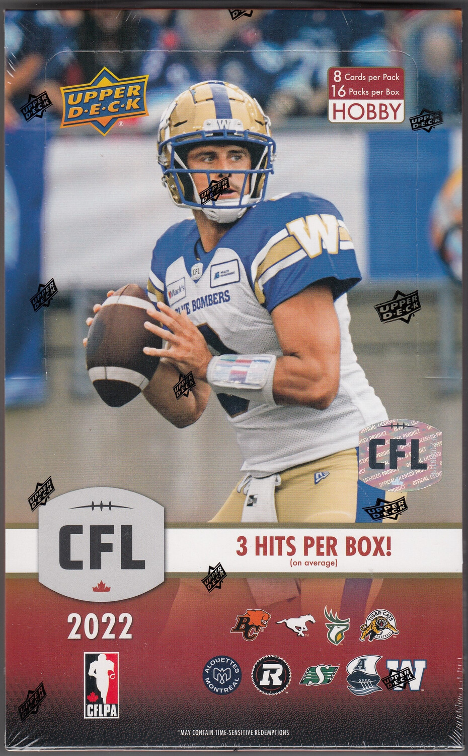 2022 Upper Deck CFL Football Hobby Box

