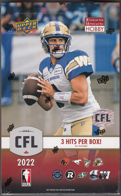 2022 Upper Deck CFL Football Hobby Box

