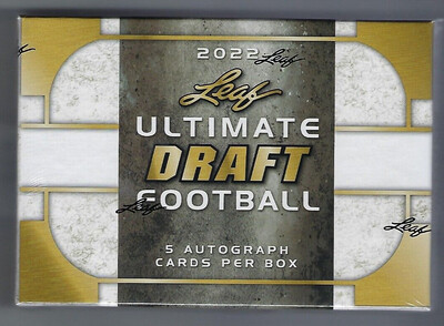 2022 Leaf Ultimate Draft Football Hobby Box

