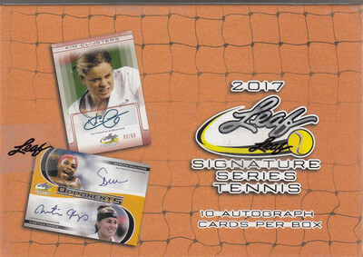 2017 Leaf Signature Series Tennis Hobby Box

