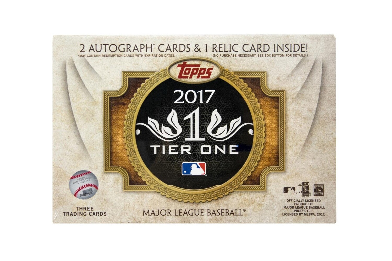 2017 Topps Tier One Baseball Hobby Box

