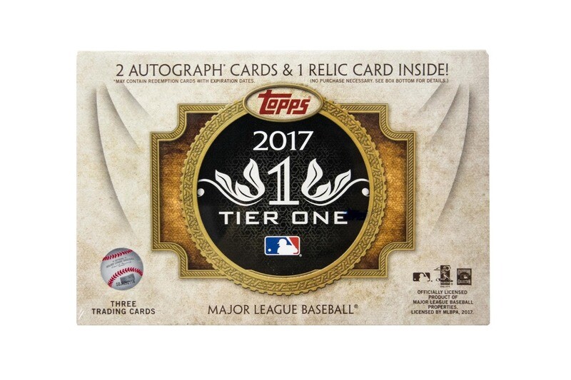 2017 Topps Tier One Baseball Hobby Box

