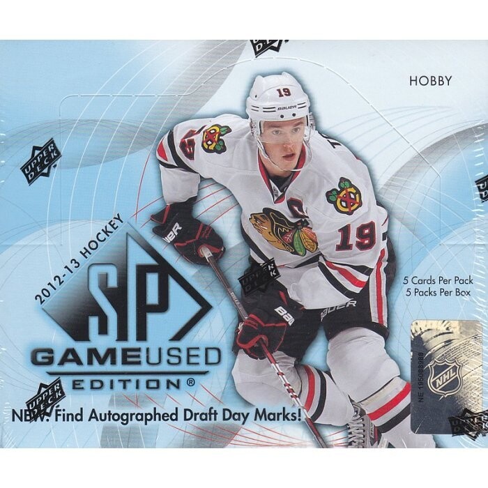 2012-13 Upper Deck SP Game Used Hockey Hobby Box

