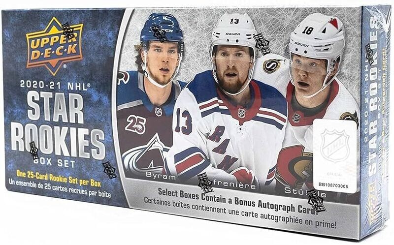 2020-21 Upper Deck Star Rookies Hockey Hobby Box Set

