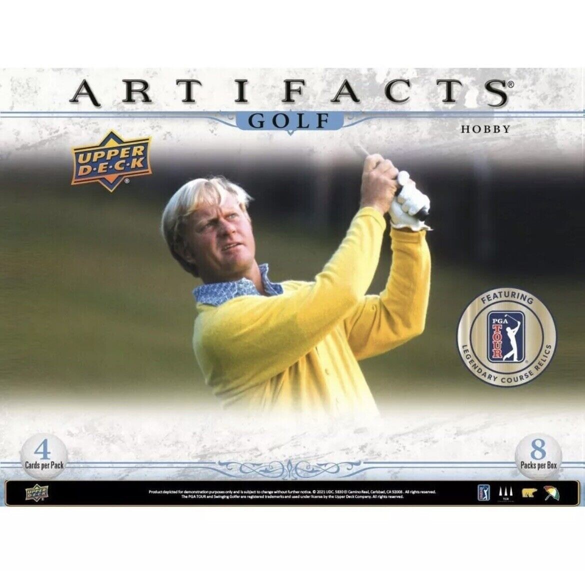 2021 Upper Deck Artifacts Golf Hobby Box

