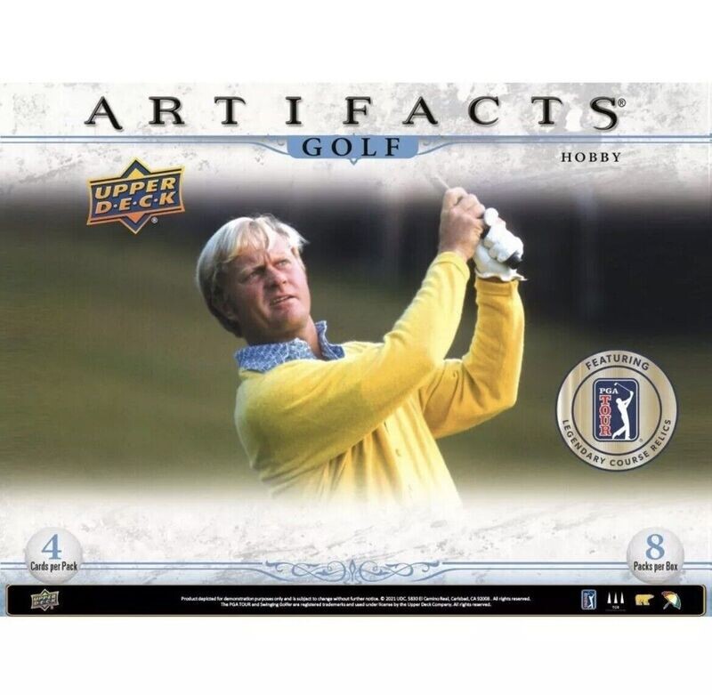 2021 Upper Deck Artifacts Golf Hobby Box

