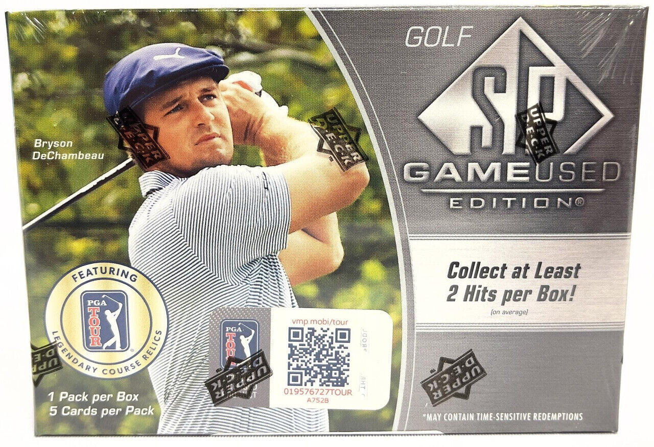 2021 Upper Deck SP Game Used Golf Hobby Box

