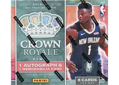 2019-20 Panini Crown Royale Basketball Hobby Box