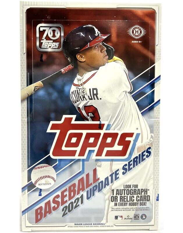 2021 Topps Update Series Baseball Hobby Box