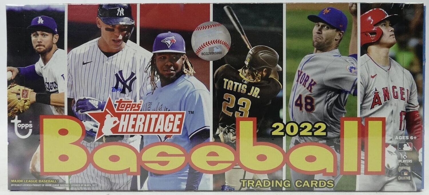 2022 Topps Heritage Baseball Hobby Box

