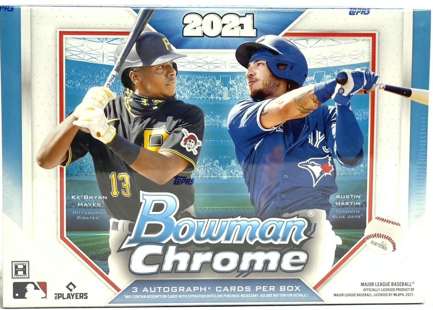 2021 Bowman Chrome Baseball HTA Choice Box

