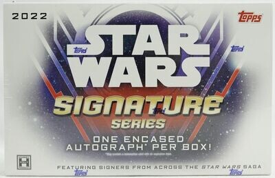 2022 Topps Star Wars Signature Series Hobby Box