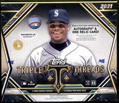 2021 Topps Triple Threads Baseball Hobby Box