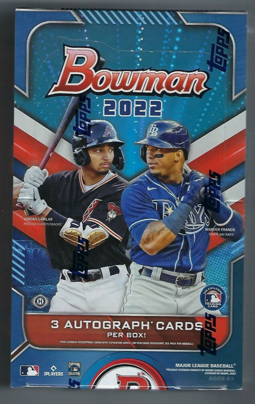2022 Bowman Baseball Jumbo Hobby Box

