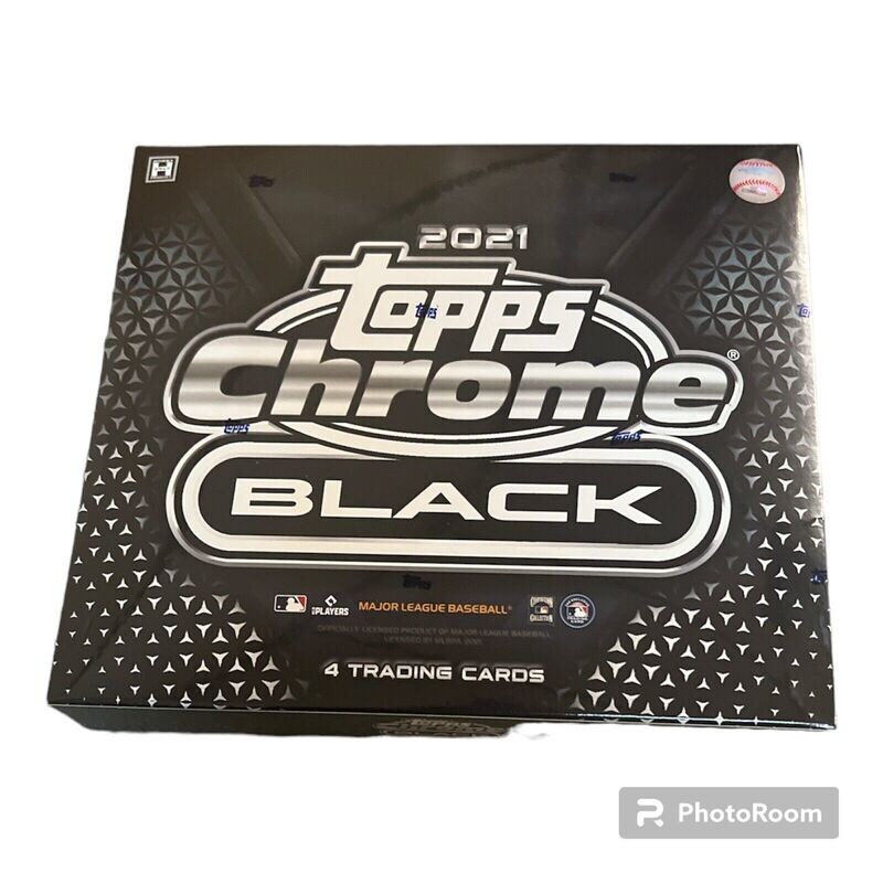 2021 Topps Chrome Black Baseball Hobby Box

