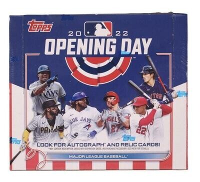 2022 Topps Opening Day Baseball Hobby Box