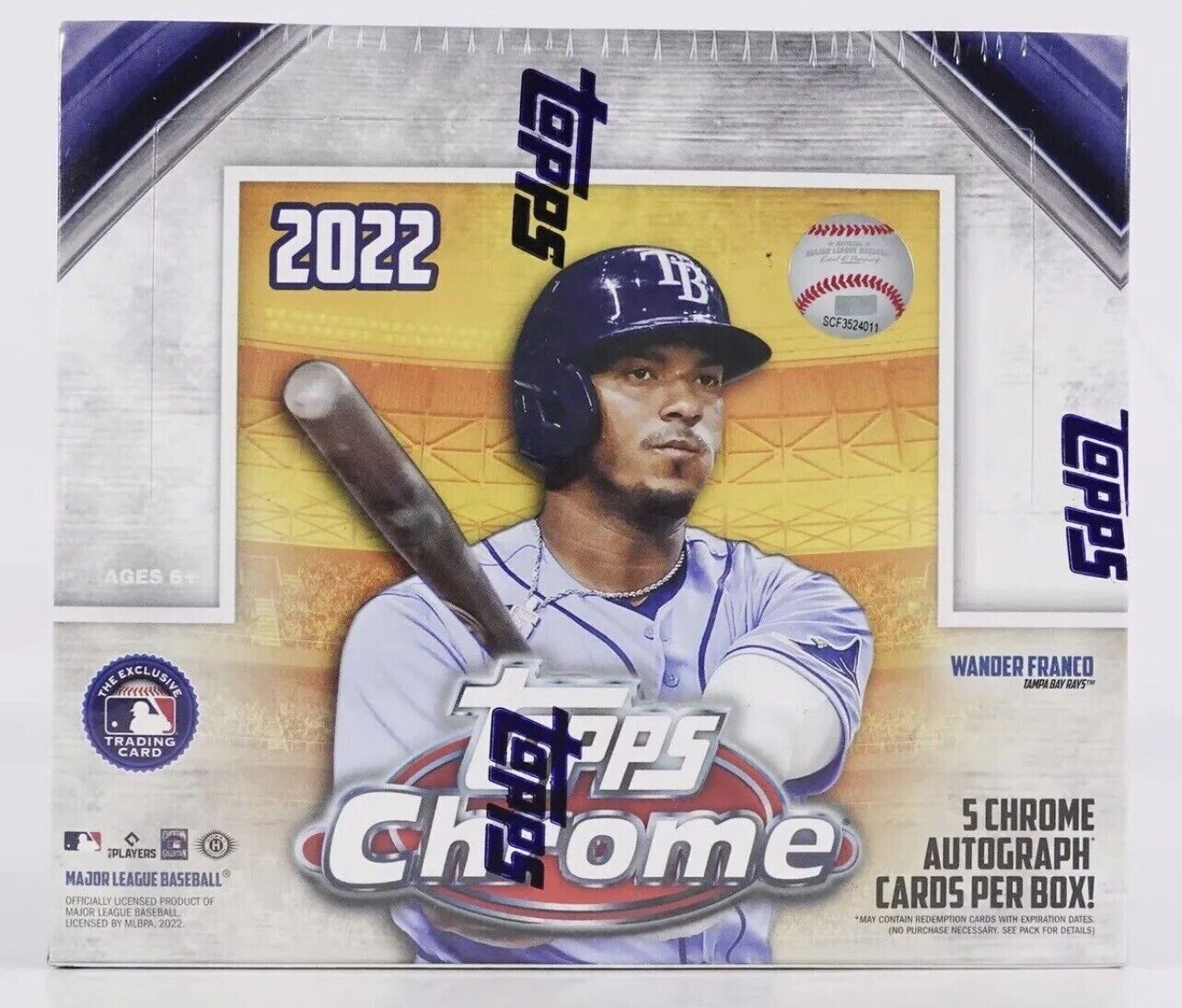 2022 Topps Chrome Baseball Hobby Jumbo Box + 1 SILVER PACK