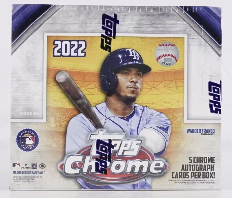 2022 Topps Chrome Baseball Hobby Jumbo Box + 1 SILVER PACK