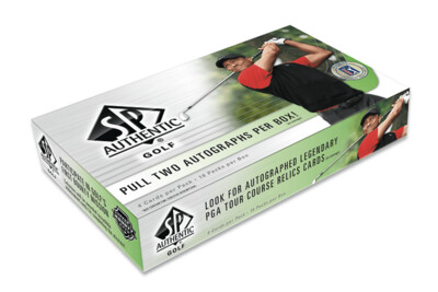 2021 Upper Deck SP Authentic Golf Hobby Box Upper Deck