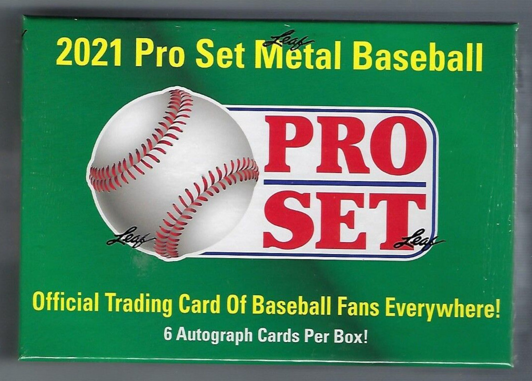 2021 Leaf Pro Set Metal Baseball Hobby Box

