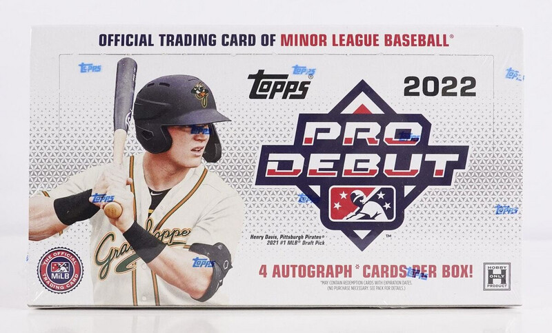2022 Topps Pro Debut Baseball Hobby Box

