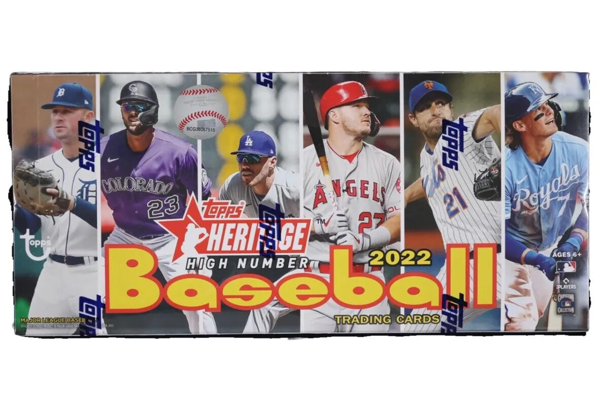 2022 Topps Heritage High Number Baseball Hobby Box