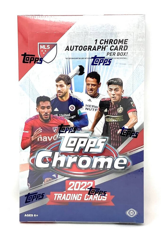 2022 Topps Chrome MLS Major League Soccer Hobby Box