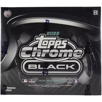 2022 Topps Chrome Black Baseball Hobby Box

