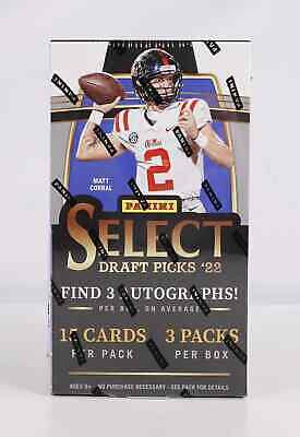 2022 Panini Select Draft Picks Football Hobby Box