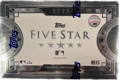 2022 Topps Five Star Baseball Hobby Box