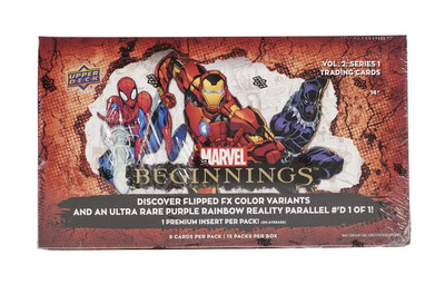 Marvel Beginnings Volume One Trading Cards Box | Upper Deck 2022